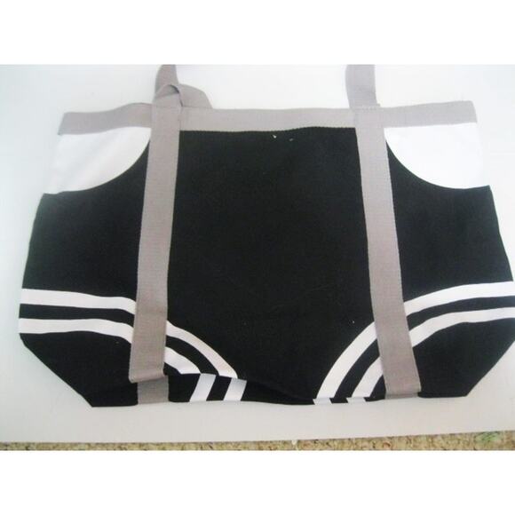 MLB Miami Marlins Style Hand Bag Tote Bag Retro Logo New Florida Black - Picture 3 of 3